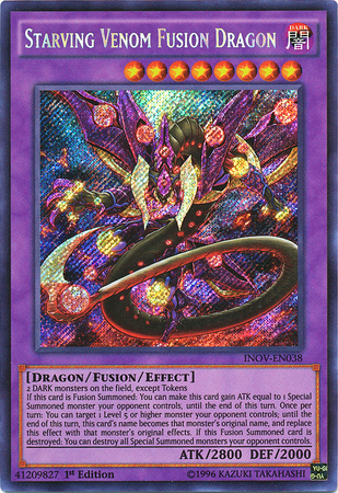 Starving Venom Fusion Dragon [INOV-EN038] Secret Rare | GnG Games