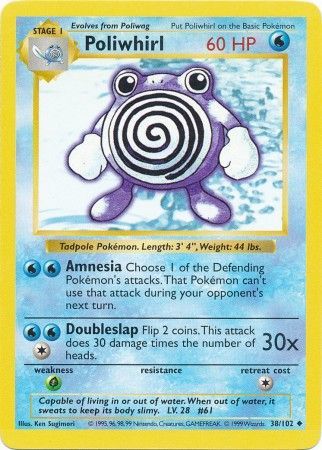 Poliwhirl (38/102) [Base Set Shadowless Unlimited] | GnG Games