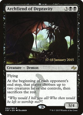 Archfiend of Depravity [Fate Reforged Promos] | GnG Games