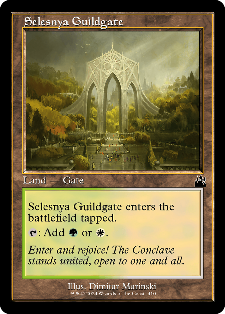 Selesnya Guildgate (Retro Frame) [Ravnica Remastered] | GnG Games