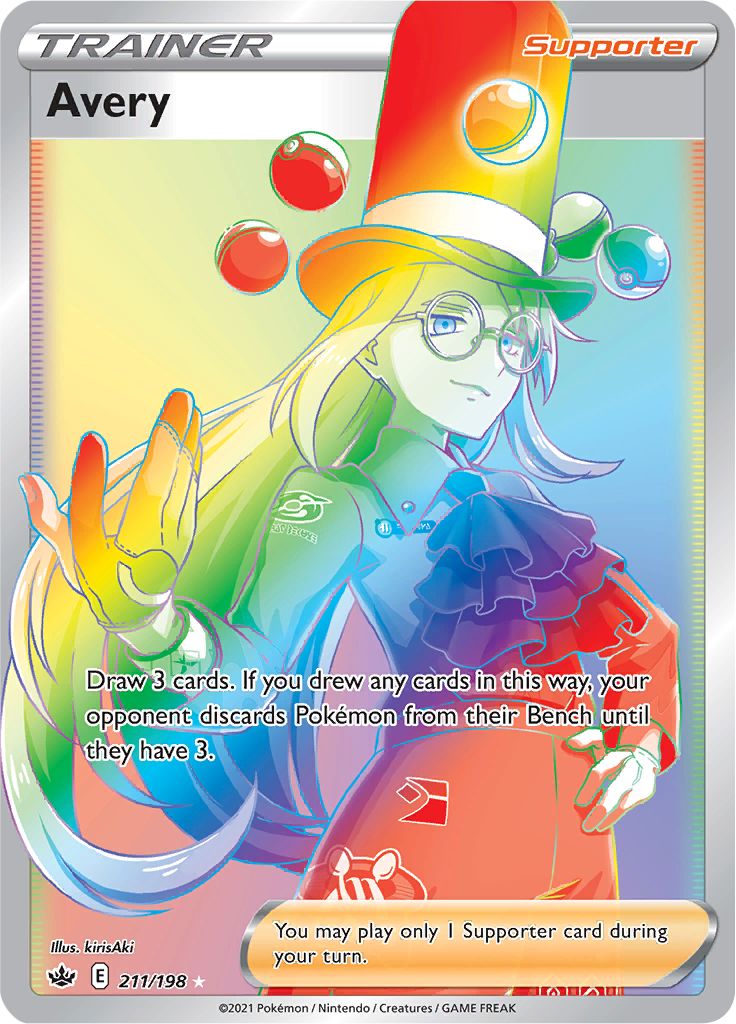 Avery (211/198) [Sword & Shield: Chilling Reign] | GnG Games