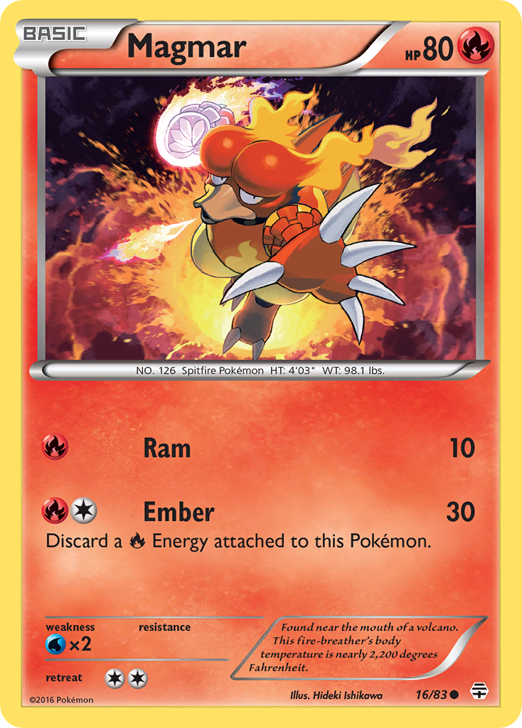 Magmar (16/83) [XY: Generations] | GnG Games