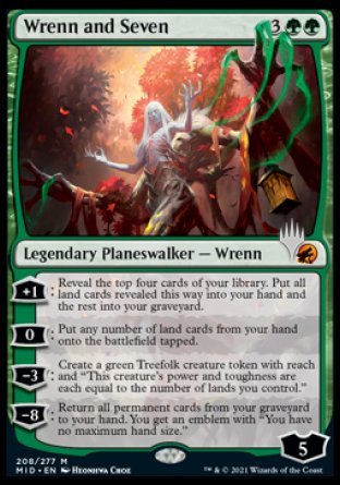 Wrenn and Seven (Promo Pack) [Innistrad: Midnight Hunt Promos] | GnG Games