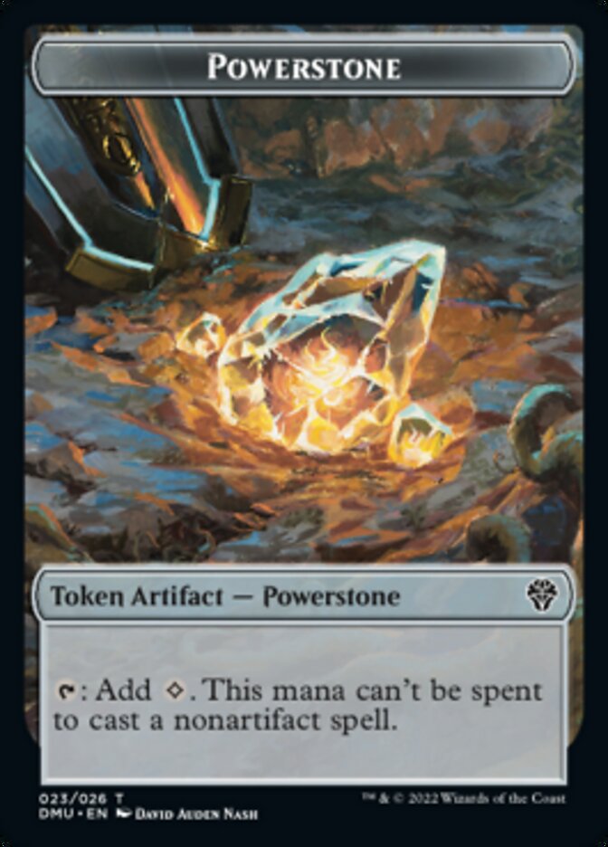 Powerstone Token [Dominaria United Tokens] | GnG Games