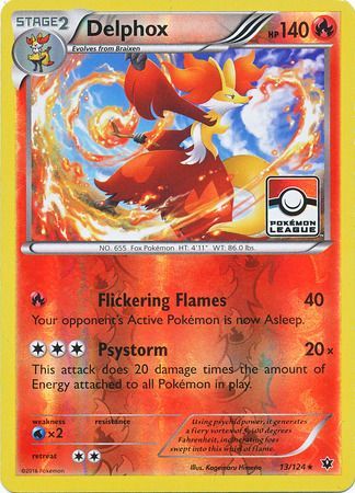 Delphox (13/124) (League Promo) [XY: Fates Collide] | GnG Games