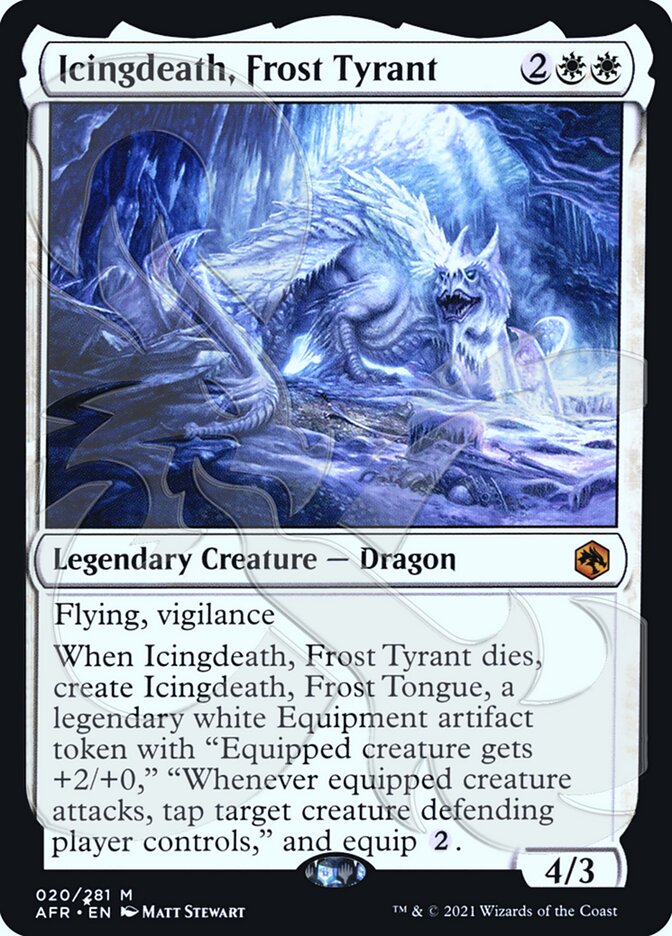 Icingdeath, Frost Tyrant (Ampersand Promo) [Dungeons & Dragons: Adventures in the Forgotten Realms Promos] | GnG Games