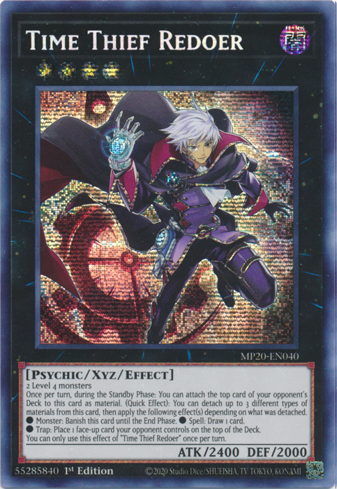 Time Thief Redoer [MP20-EN040] Prismatic Secret Rare | GnG Games