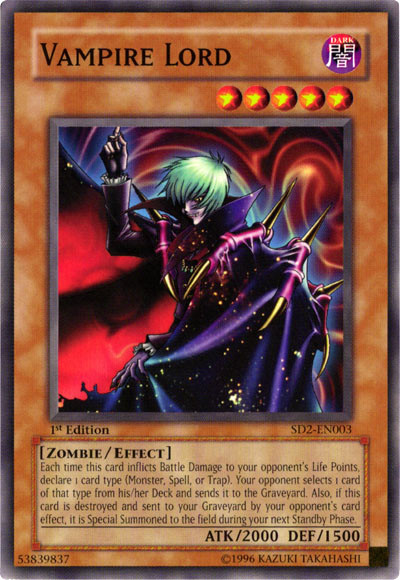 Vampire Lord [SD2-EN003] Common | GnG Games