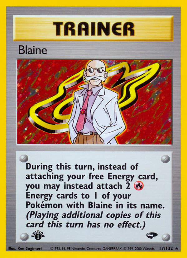 Blaine (17/132) [Gym Challenge 1st Edition] | GnG Games