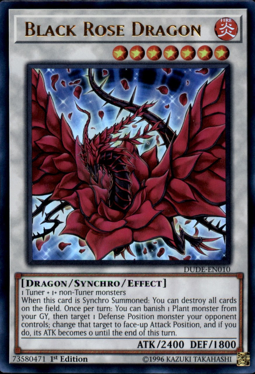 Black Rose Dragon [DUDE-EN010] Ultra Rare | GnG Games