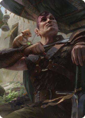 Minsc & Boo, Timeless Heroes Art Card (38) [Commander Legends: Battle for Baldur's Gate Art Series] | GnG Games