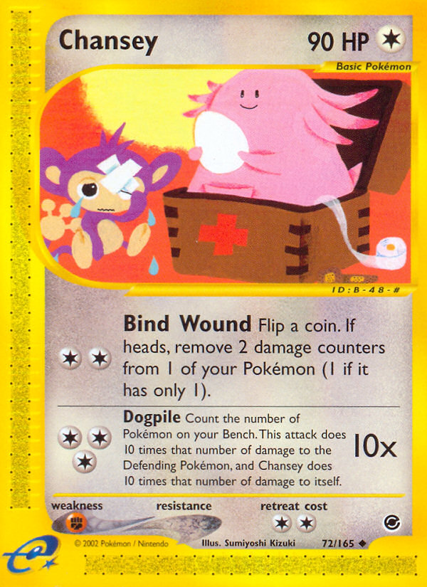 Chansey (72/165) [Expedition: Base Set] | GnG Games