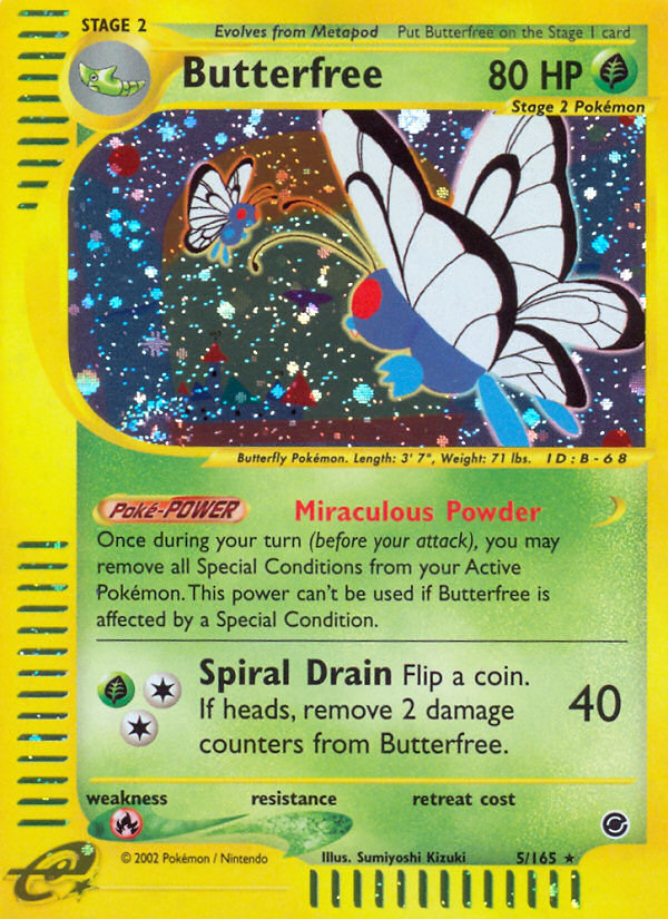 Butterfree (5/165) [Expedition: Base Set] | GnG Games