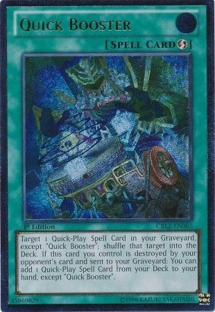 Quick Booster (UTR) [CBLZ-EN065] Ultimate Rare | GnG Games