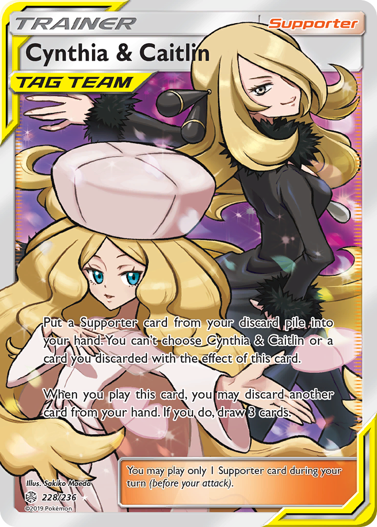 Cynthia & Caitlin (228/236) [Sun & Moon: Cosmic Eclipse] | GnG Games