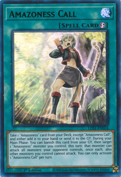 Amazoness Call (Green) [LDS1-EN024] Ultra Rare | GnG Games