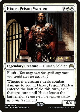 Hixus, Prison Warden [Magic Origins Promos] | GnG Games