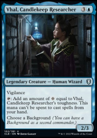 Vhal, Candlekeep Researcher [Commander Legends: Battle for Baldur's Gate] | GnG Games