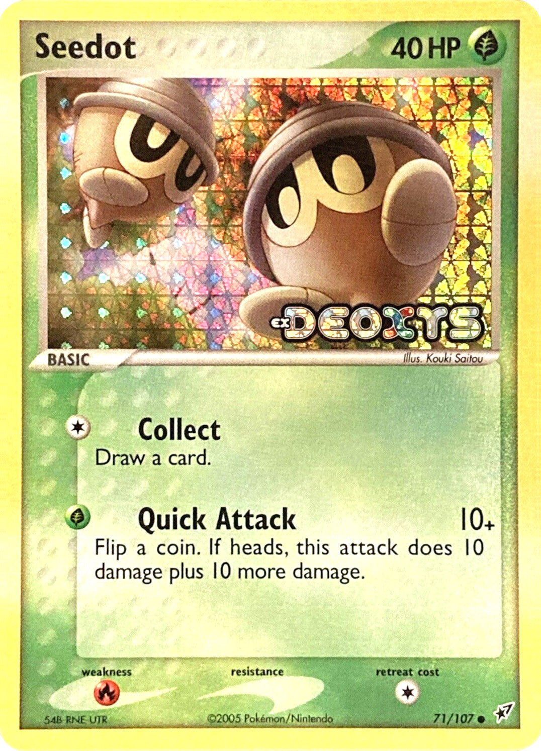 Seedot (71/107) (Stamped) [EX: Deoxys] | GnG Games