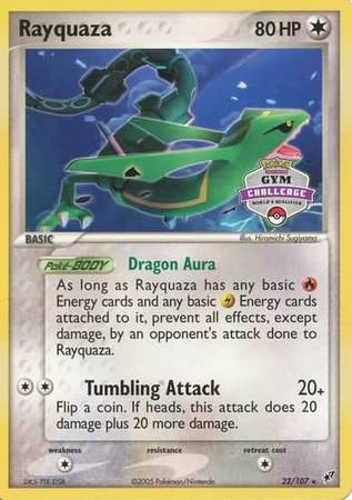 Rayquaza (22/107) (Gym Challenge Promo) [EX: Deoxys] | GnG Games