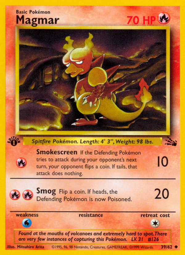 Magmar (39/62) [Fossil 1st Edition] | GnG Games