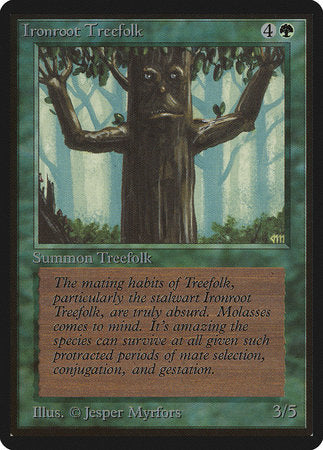 Ironroot Treefolk [Limited Edition Beta] | GnG Games