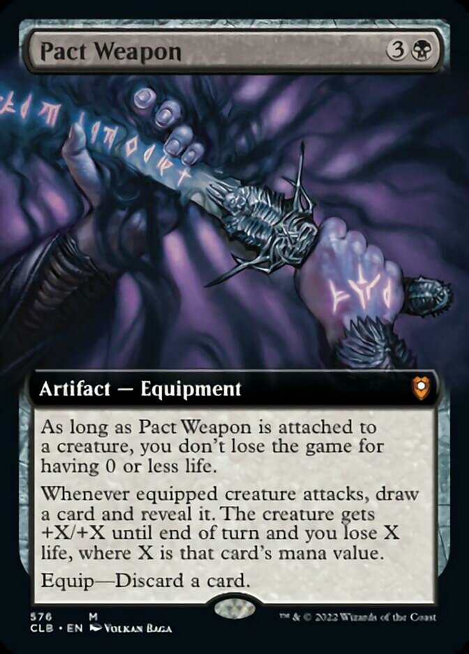 Pact Weapon (Extended Art) [Commander Legends: Battle for Baldur's Gate] | GnG Games