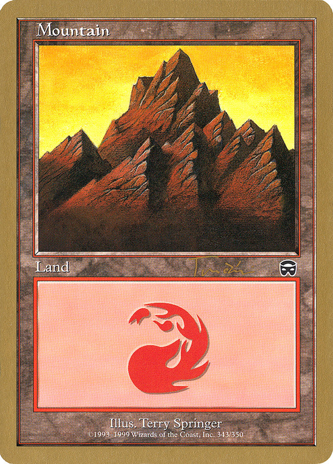 Mountain (jt343) (Jan Tomcani) (MMQ) [World Championship Decks 2001] | GnG Games