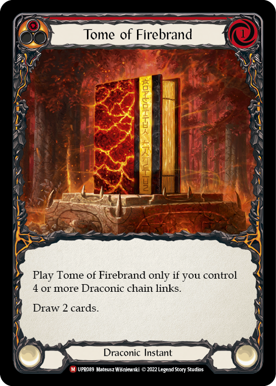 Tome of Firebrand [UPR089] (Uprising)  Rainbow Foil | GnG Games