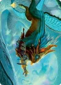 Toski, Bearer of Secrets Art Card (Gold-Stamped Signature) [Kaldheim: Art Series] | GnG Games