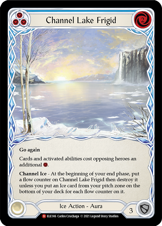 Channel Lake Frigid [ELE146] (Tales of Aria)  1st Edition Rainbow Foil | GnG Games
