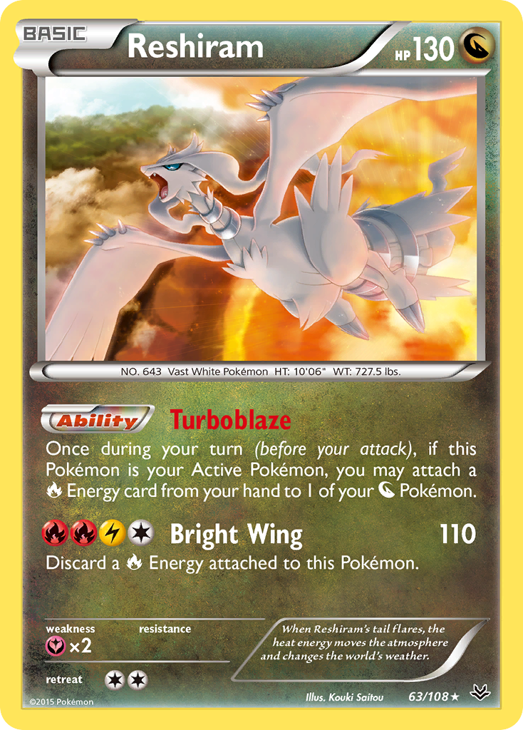 Reshiram (63/108) [XY: Roaring Skies] | GnG Games