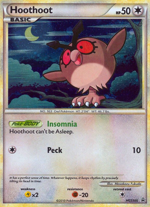 Hoothoot (HGSS05) [HeartGold & SoulSilver: Black Star Promos] | GnG Games