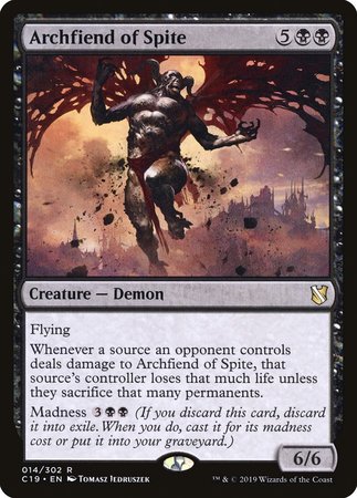 Archfiend of Spite [Commander 2019] | GnG Games