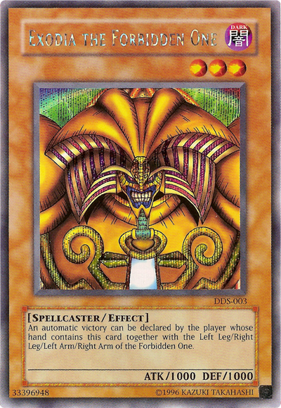 Exodia the Forbidden One (Dark Duel Stories) [DDS-003] Secret Rare | GnG Games