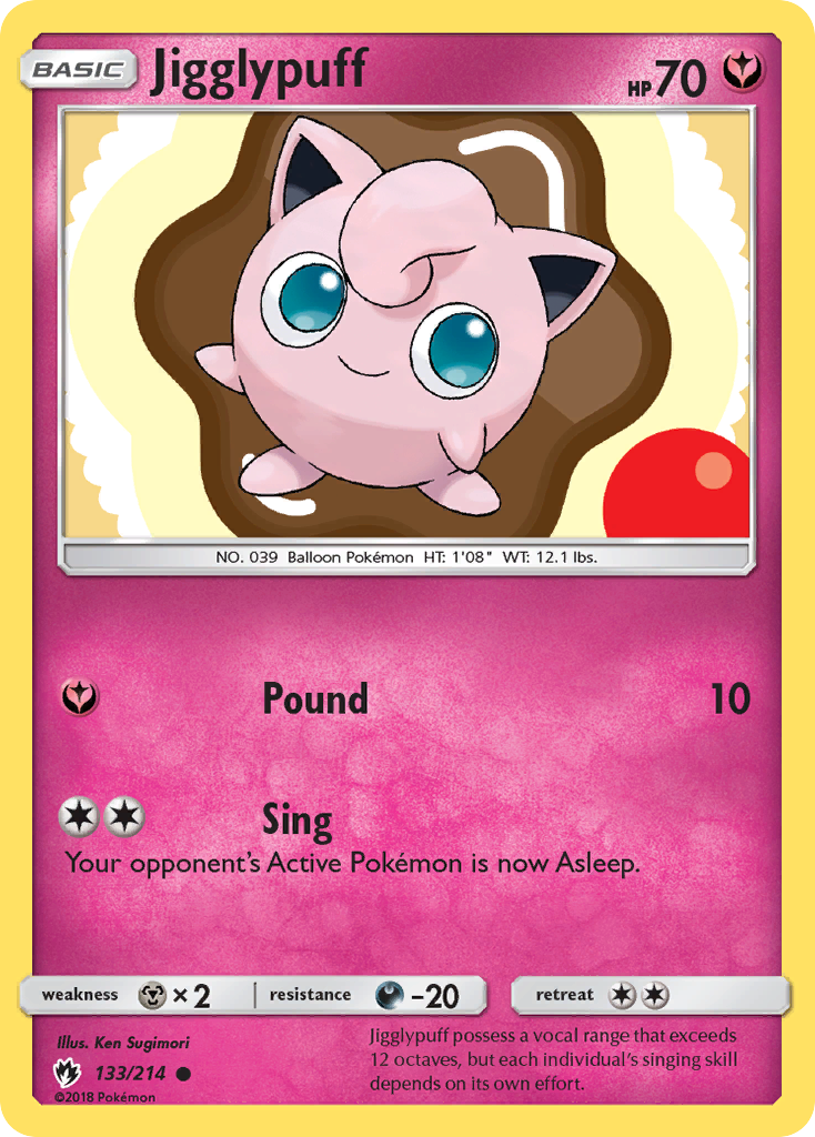 Jigglypuff (133/214) [Sun & Moon: Lost Thunder] | GnG Games