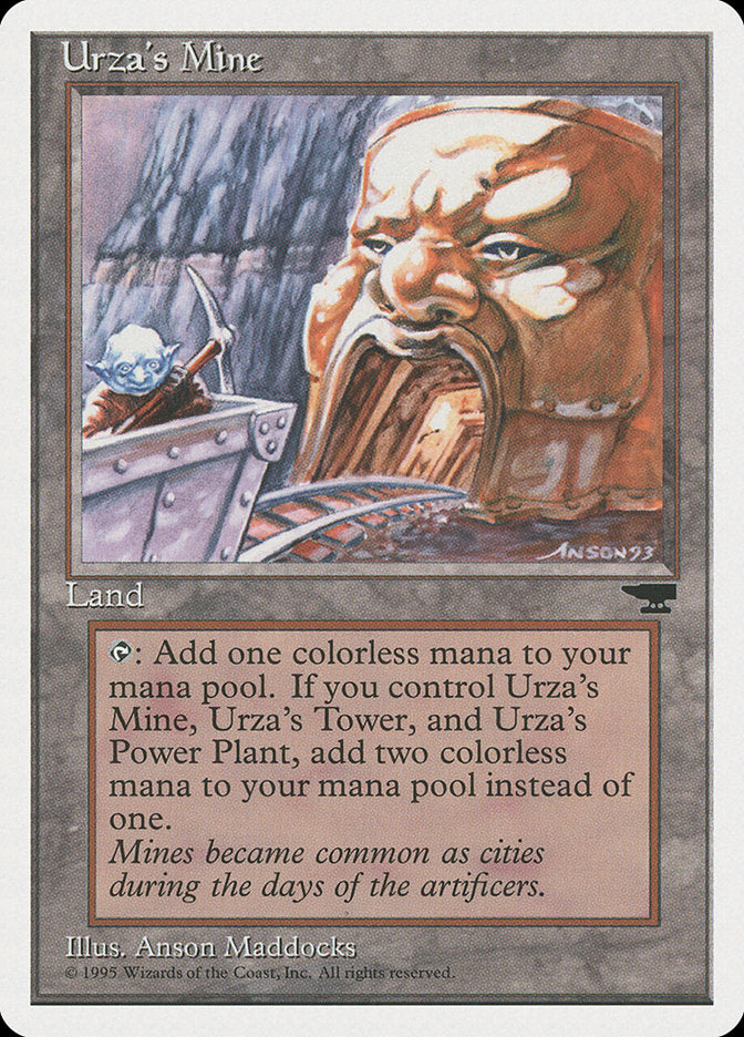 Urza's Mine (Mine Cart Entering Mouth) [Chronicles] | GnG Games