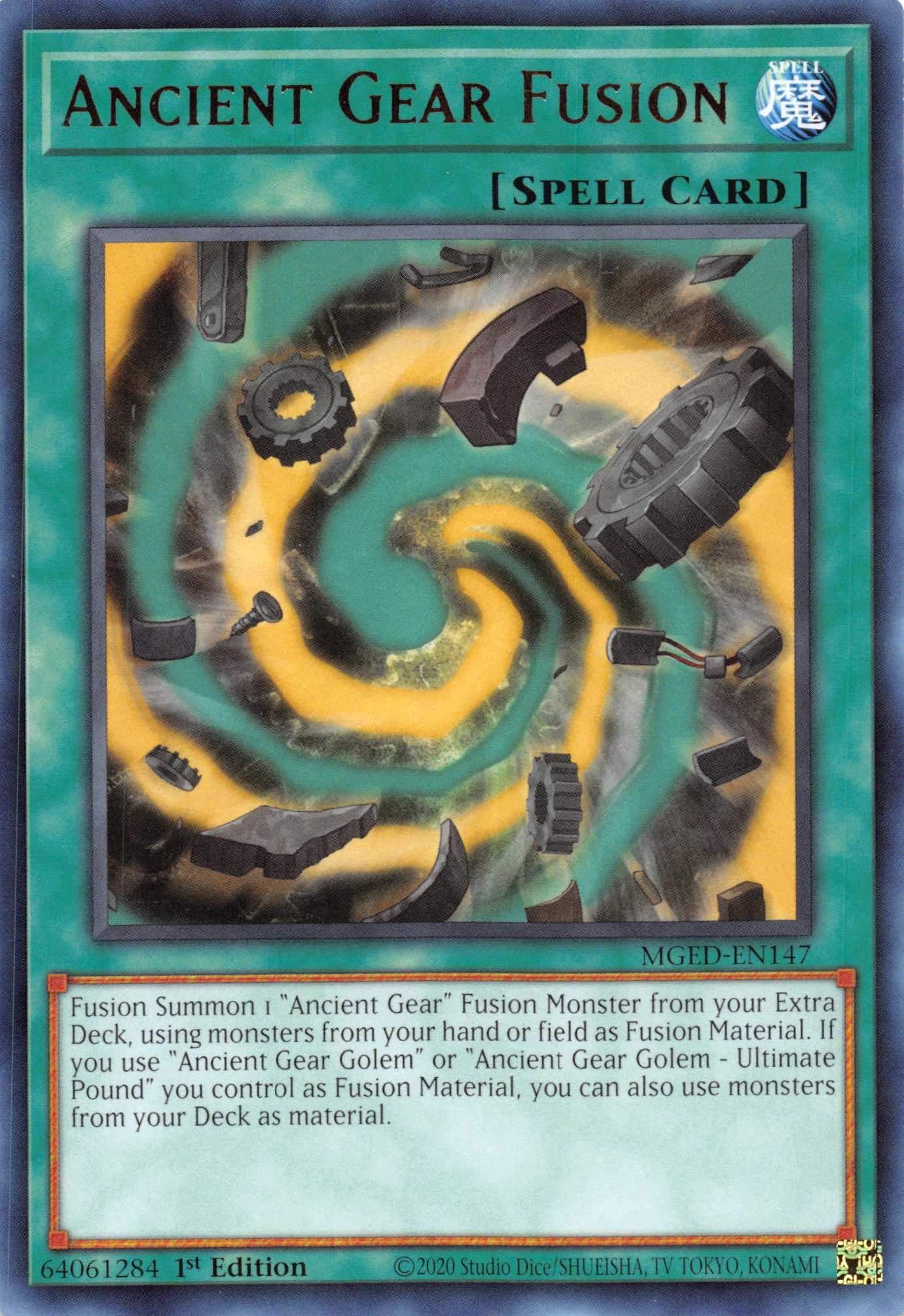 Ancient Gear Fusion [MGED-EN147] Rare | GnG Games