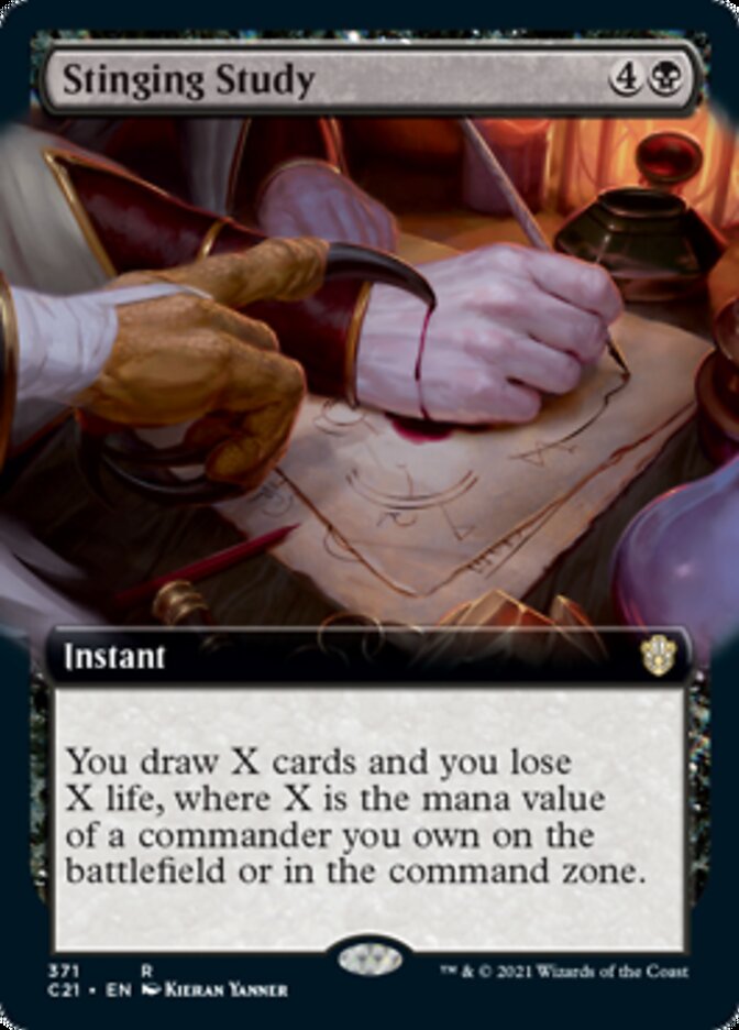 Stinging Study (Extended) [Commander 2021] | GnG Games