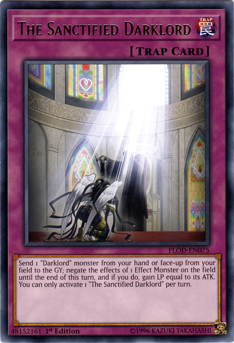 The Sanctified Darklord [FLOD-EN075] Rare | GnG Games
