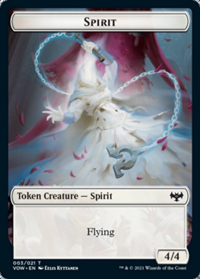 Spirit Token (003) [Innistrad: Crimson Vow Tokens] | GnG Games