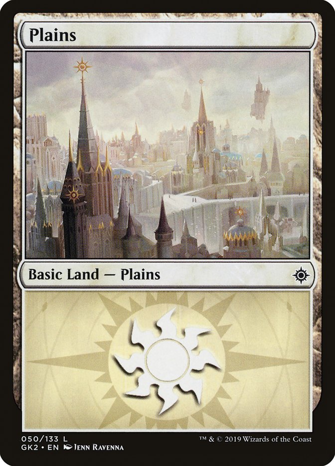 Plains (50) [Ravnica Allegiance Guild Kit] | GnG Games