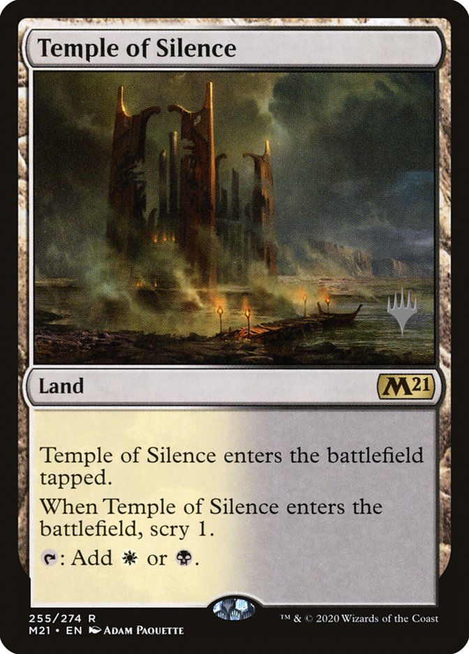 Temple of Silence (Promo Pack) [Core Set 2021 Promos] | GnG Games