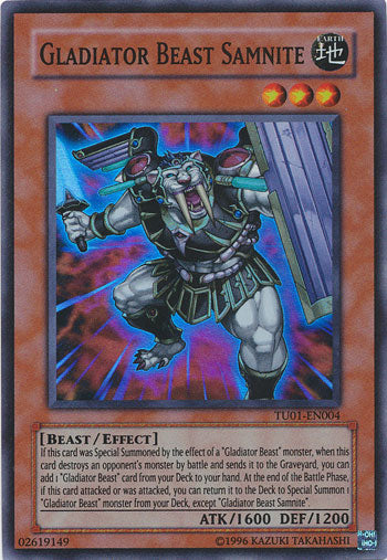 Gladiator Beast Samnite [TU01-EN004] Super Rare | GnG Games