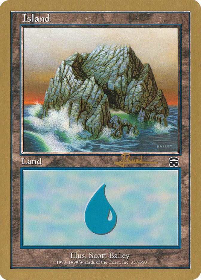 Island (ar337) (Antoine Ruel) [World Championship Decks 2001] | GnG Games