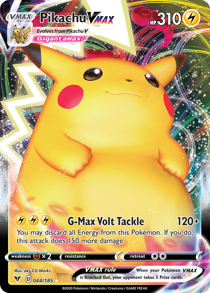 Pikachu VMAX (044/185) [Sword & Shield: Vivid Voltage] | GnG Games