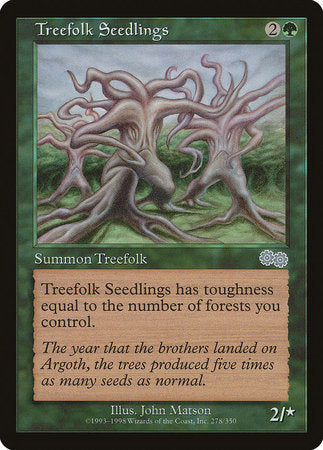 Treefolk Seedlings [Urza's Saga] | GnG Games