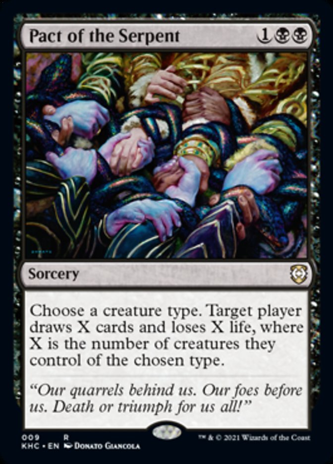 Pact of the Serpent [Kaldheim Commander] | GnG Games