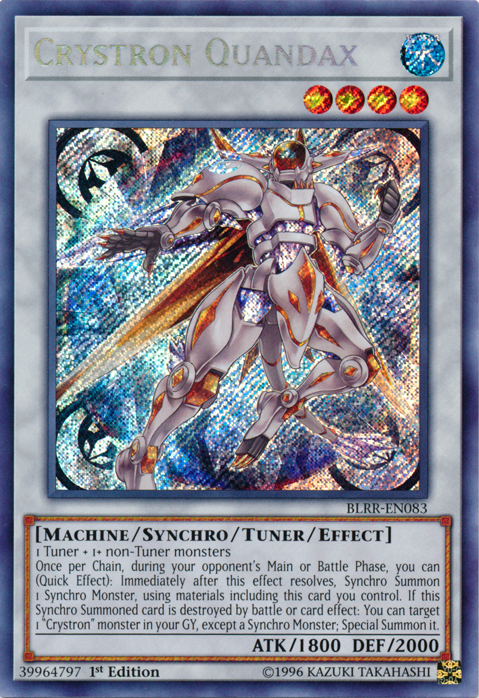 Crystron Quandax [BLRR-EN083] Secret Rare | GnG Games