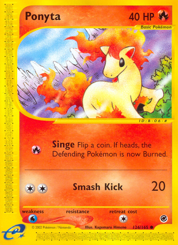 Ponyta (126/165) [Expedition: Base Set] | GnG Games